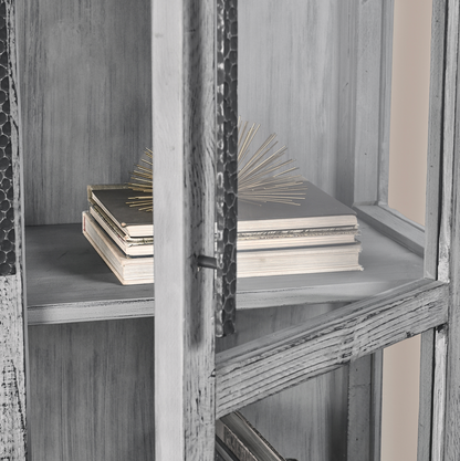 Willow 43" 2 Door 4 Drawer Tall Cabinet - Antique Blue