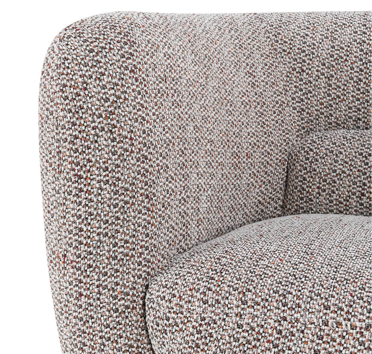 Amara 93" Sofa - Brick