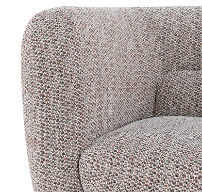 Amara 93" Sofa - Brick