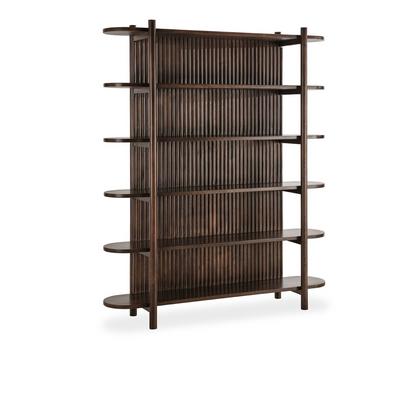 Sienna 81" Tall Bookcase - Brown
