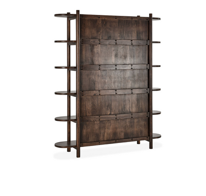 Sienna 81" Tall Bookcase - Brown