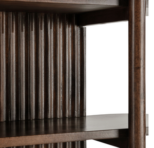 Sienna 81" Tall Bookcase - Brown