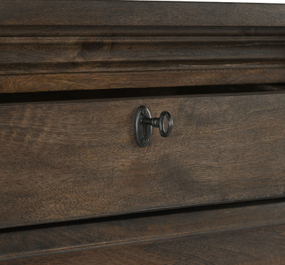 Adele 36" 5 Drawer Chest - Dark Cocoa