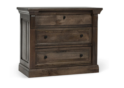 Adele 36" 3 Drawer Nightstand - Dark Cocoa