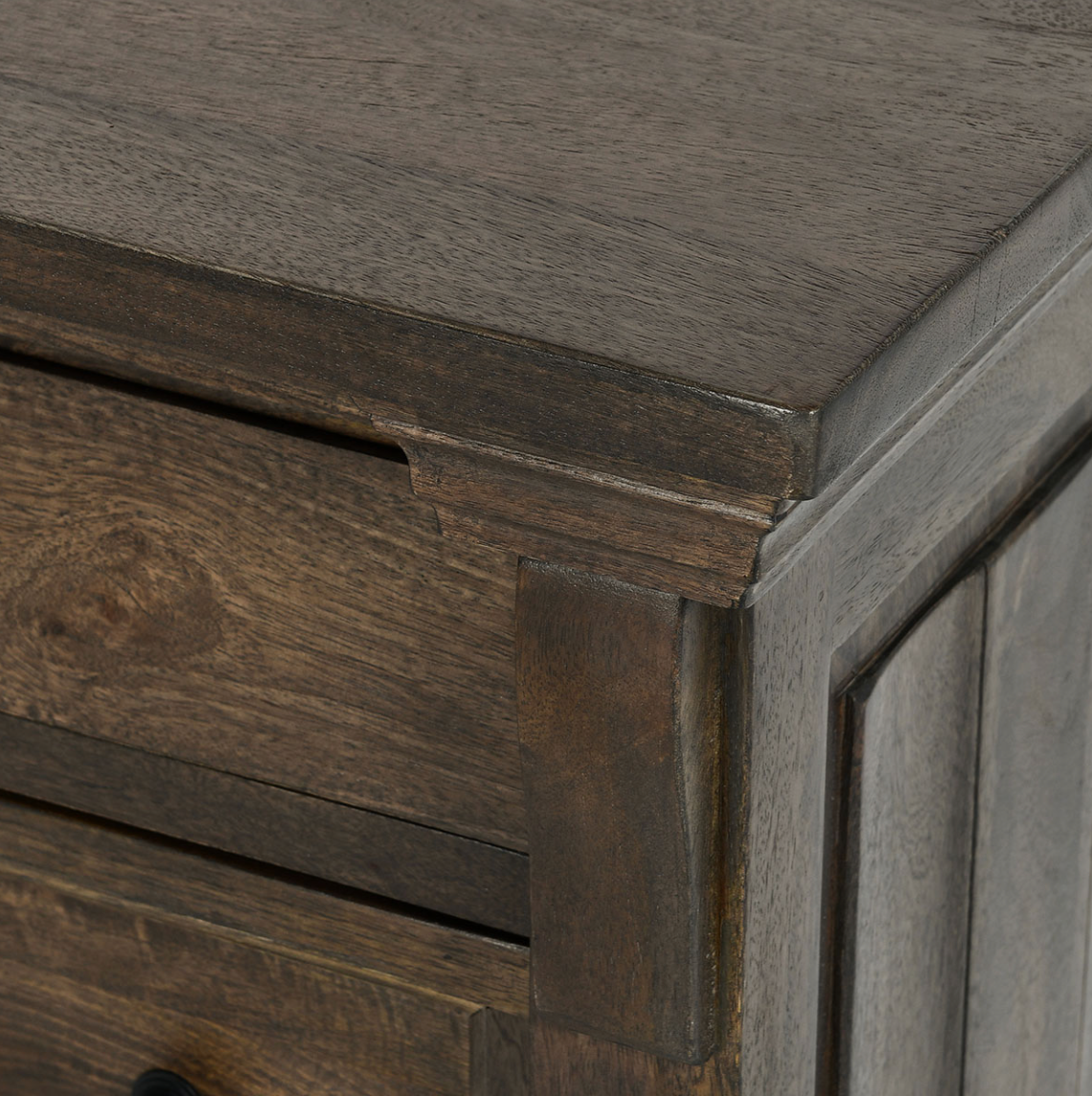 Adele 36" 3 Drawer Nightstand - Dark Cocoa