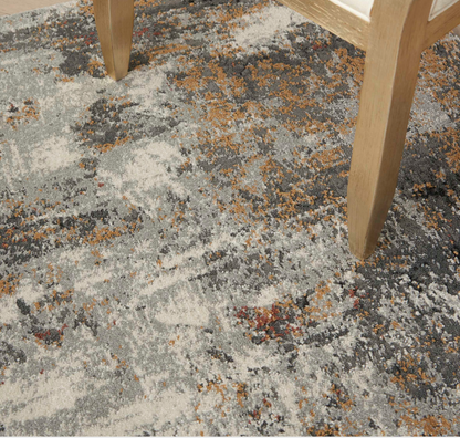 Matrix Area Rug - Grey/Multicolor