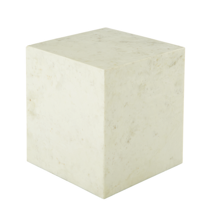 Zenobia 20" End Table - Polar White