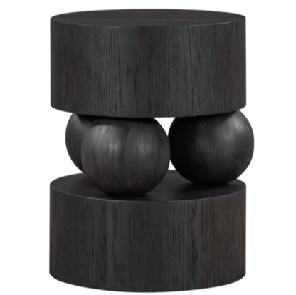 Zenobia 18" End Table - Rich Coffee