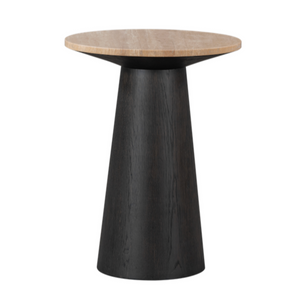 Cressida 18" Accent Table - Rich Coffee