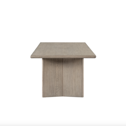 Seraphina 97" Dining Table - Dusted Stone