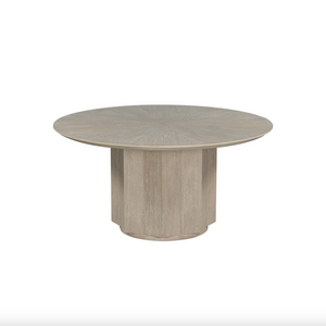 Lunaire 60" Round Dining Table - Washed Stone