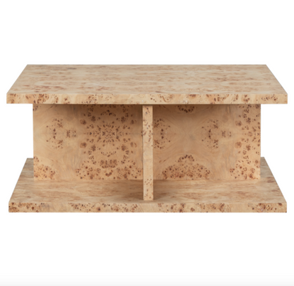 Azalea 40" Coffee Table - Toasted Burl