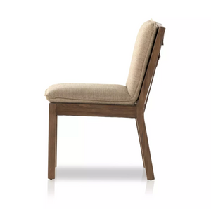 Elara 20" Top Grain Leather Dining Chair - Alcala Fawn
