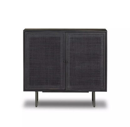 Dennen 35" Small Cabinet - Black Wash