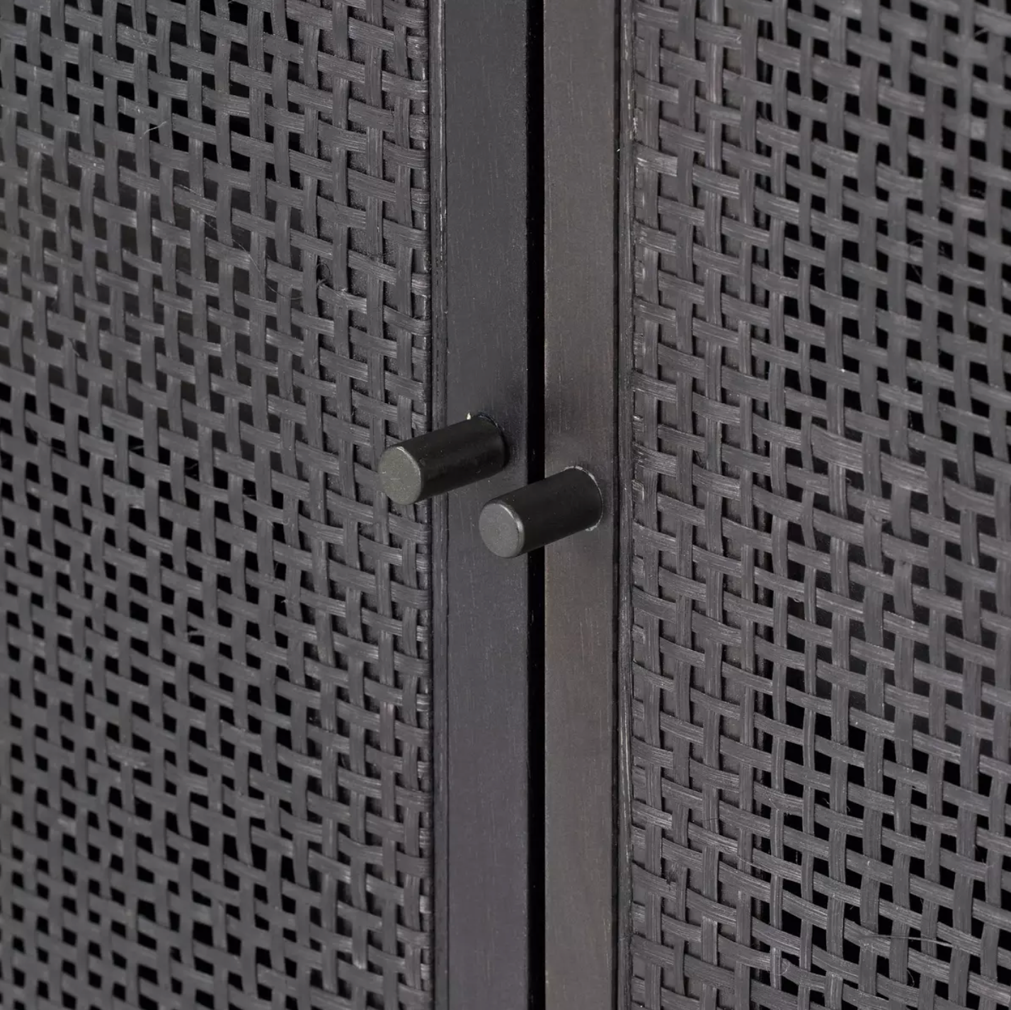 Dennen 35" Small Cabinet - Black Wash