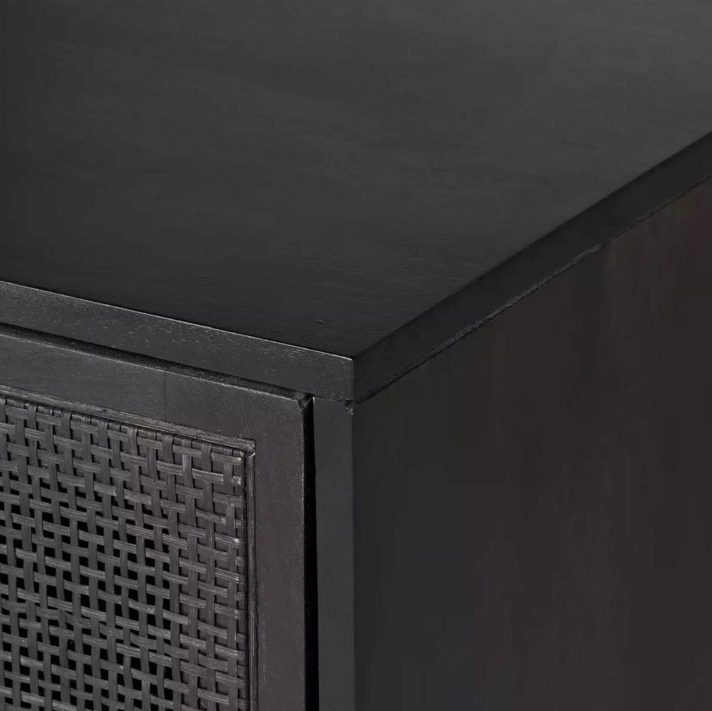 Dennen 35" Small Cabinet - Black Wash