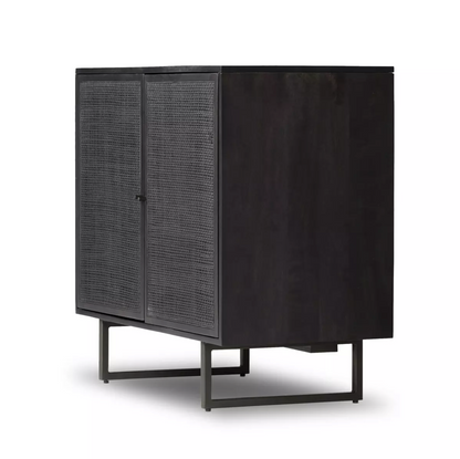 Dennen 35" Small Cabinet - Black Wash