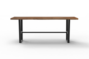 Malcolm Acacia 108" Bar Height Pub Table - Natural + Smoke