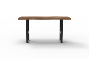 Malcolm Acacia 84" Bar Height Pub Table - Natural + Smoke