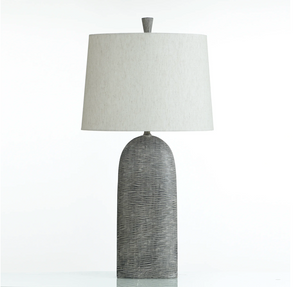 Danyella 34" Table Lamp - Textured Grey