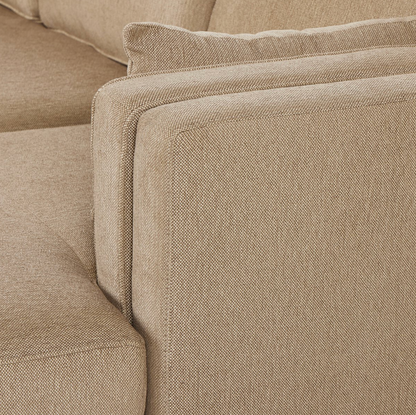 Amber 121" 2 Piece Sectional w/ RAF Chaise - Quenton Pebble