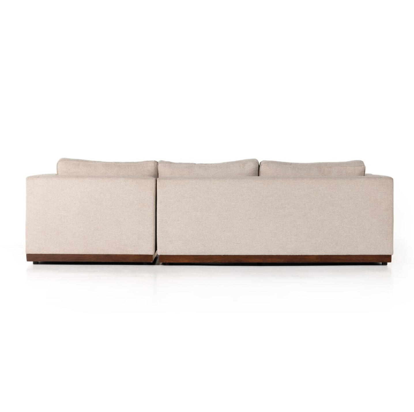 Amber 121" 2 Piece Sectional w/ RAF Chaise - Performance Nova Taupe