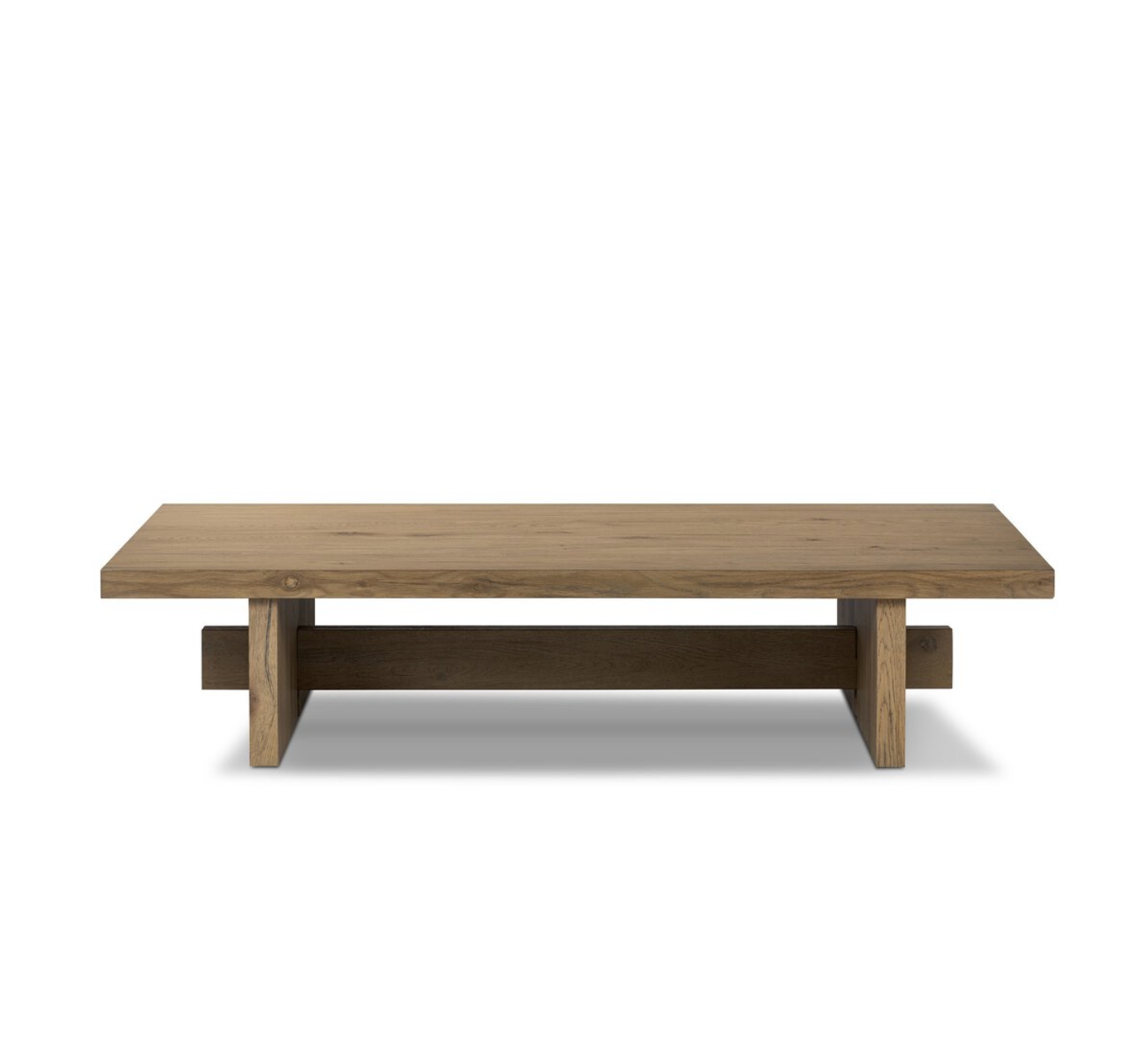 Serenity 65" Coffee Table - Rubbed Light Oak