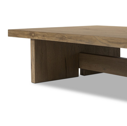 Serenity 65" Coffee Table - Rubbed Light Oak