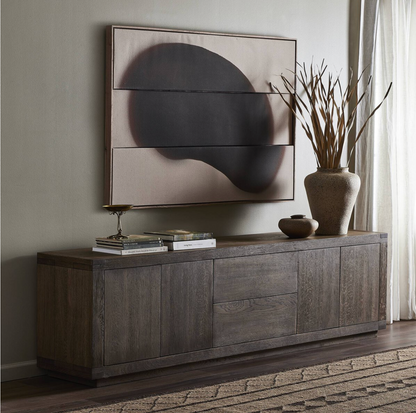 Helvetica 94" Sideboard - Worn Oak