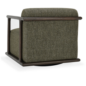 Melody 33" Swivel Accent Chair - Kale Green