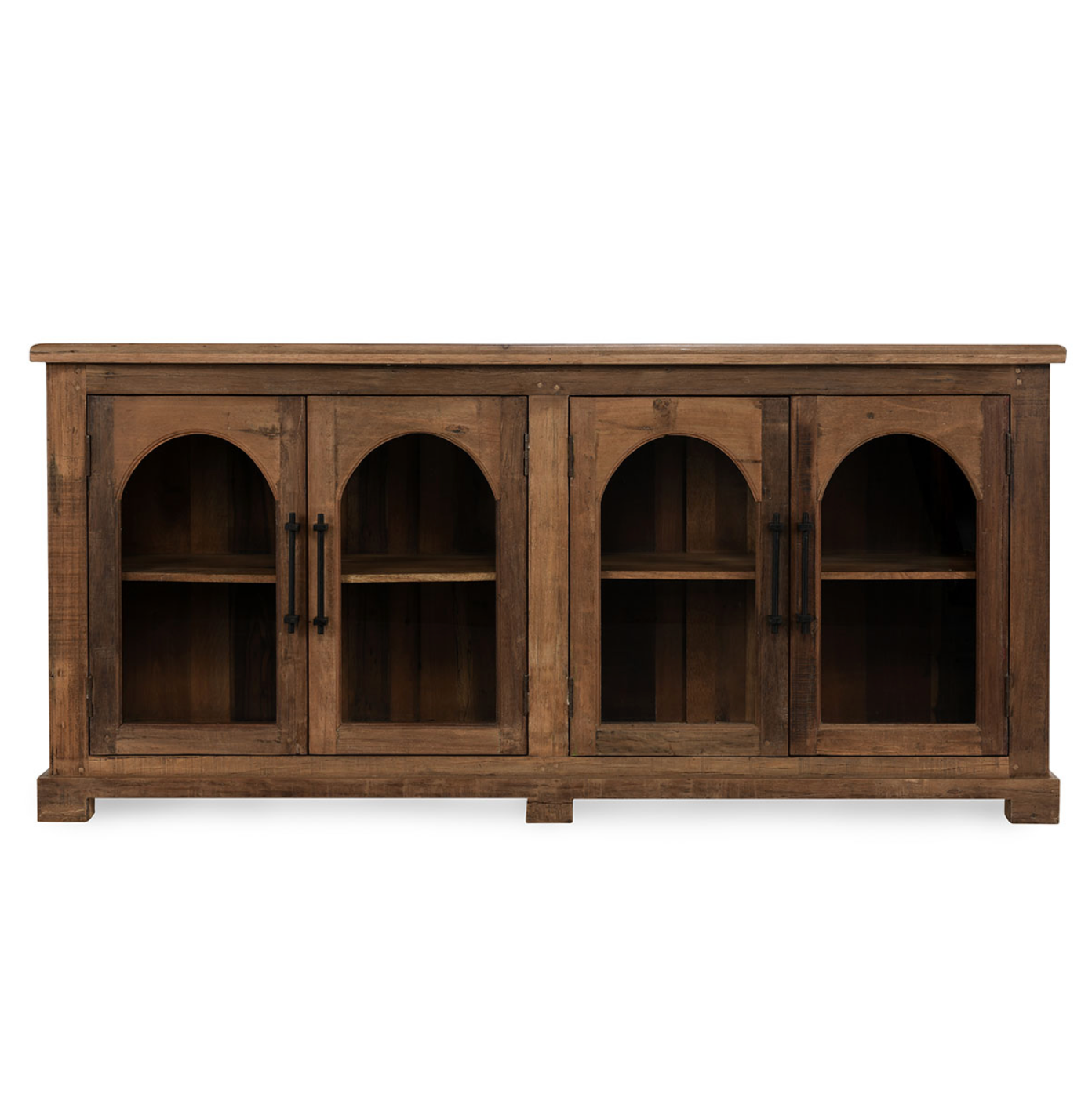 Zara 88" Reclaimed Wood 4 Door Sideboard - Natural