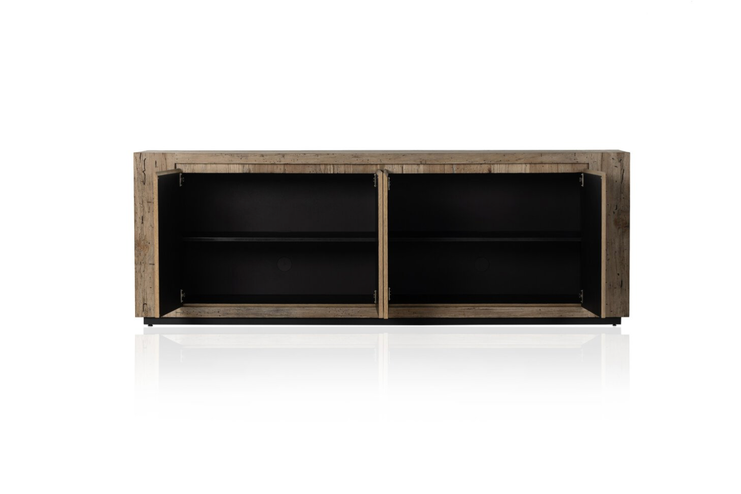 Laramie 95" 4 Door Sideboard - Rustic Oak
