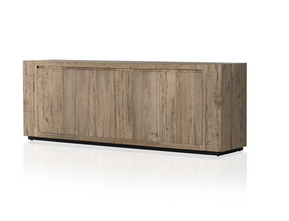 Laramie 95" 4 Door Sideboard - Rustic Oak