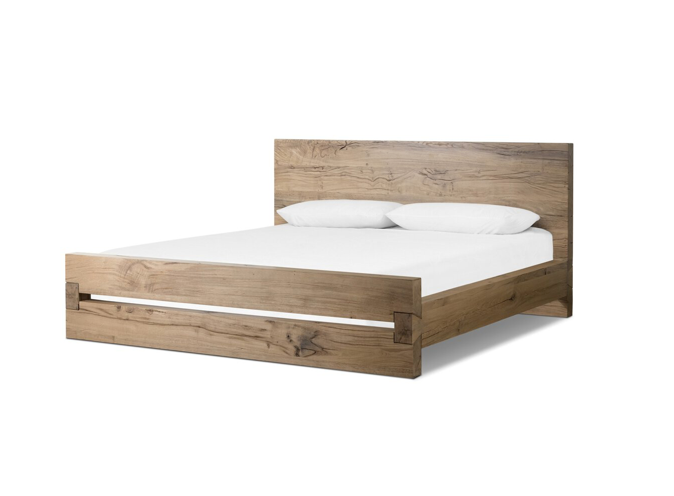 Eliza 69" Reclaimed Oak Queen Bed - Natural