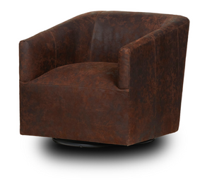 Jaxon 30" Top Grain Leather Swivel Chair - Nativo