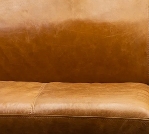 Apollo 70" Top Grain Leather 2 Cushion Sofa - Saddle