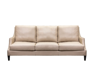 Flare 88" 3 Cushion Sofa - Flax + Nailheads