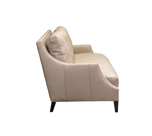 Flare 88" 3 Cushion Sofa - Flax + Nailheads