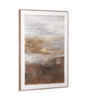 Autumnal Essence 40" Framed Hand Painted Canvas Art