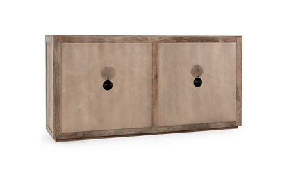 Plateau 72" 4 Door Sideboard - Natural Taupe + Cane