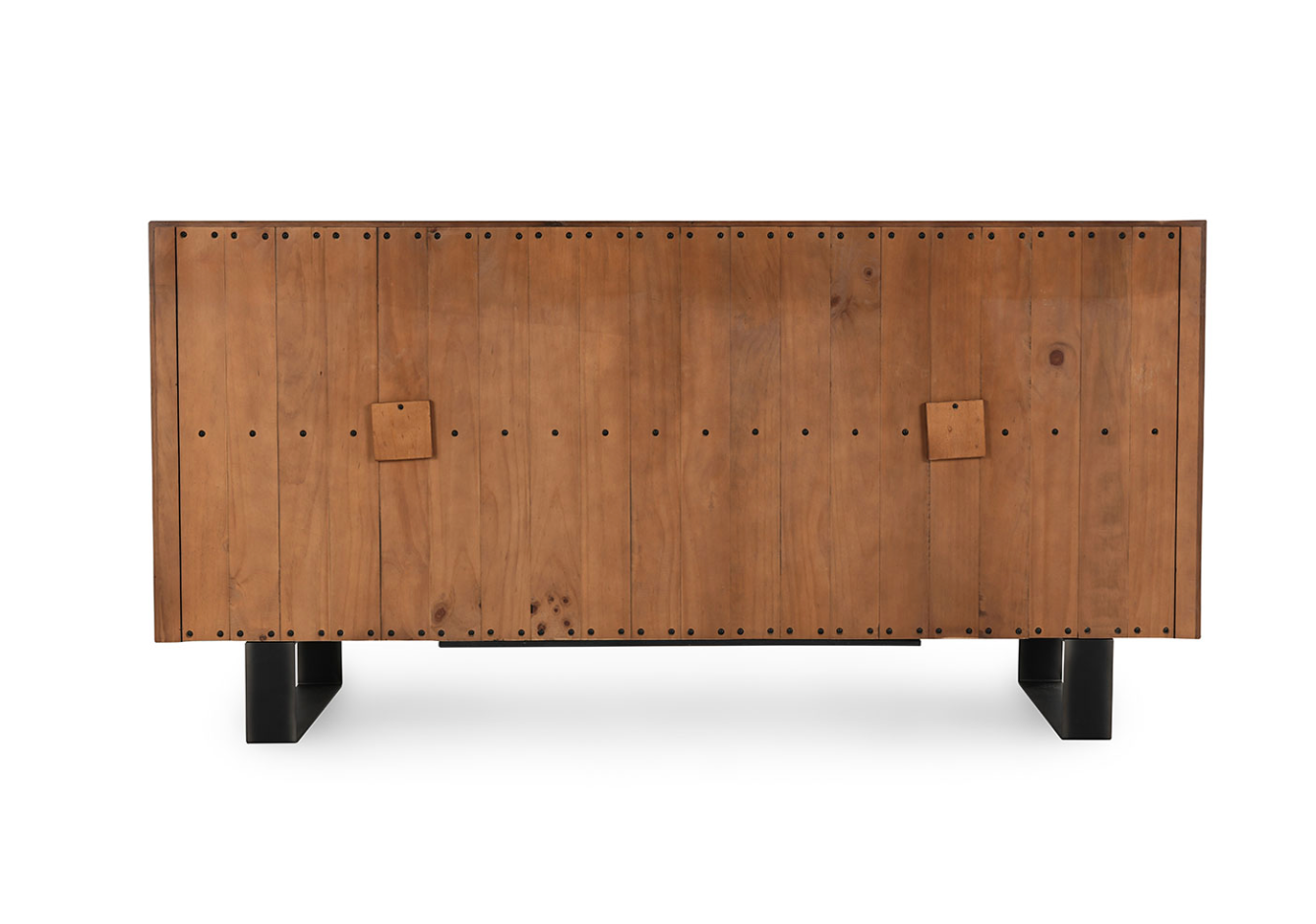 Comanche 72" 4 Door Reclaimed Oak Sideboard - Natural + Iron