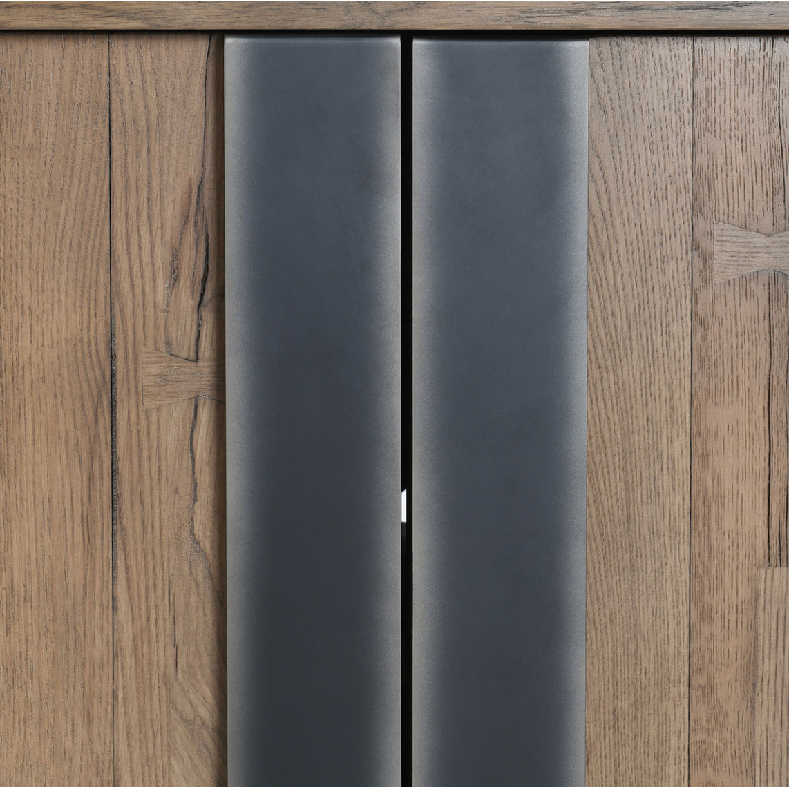 Comanche 72" 4 Door Reclaimed Oak Sideboard - Natural + Iron