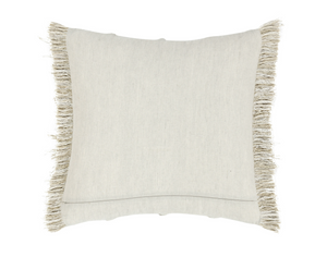 Lucera 22x22 Pillow - Natural Linen Tweed