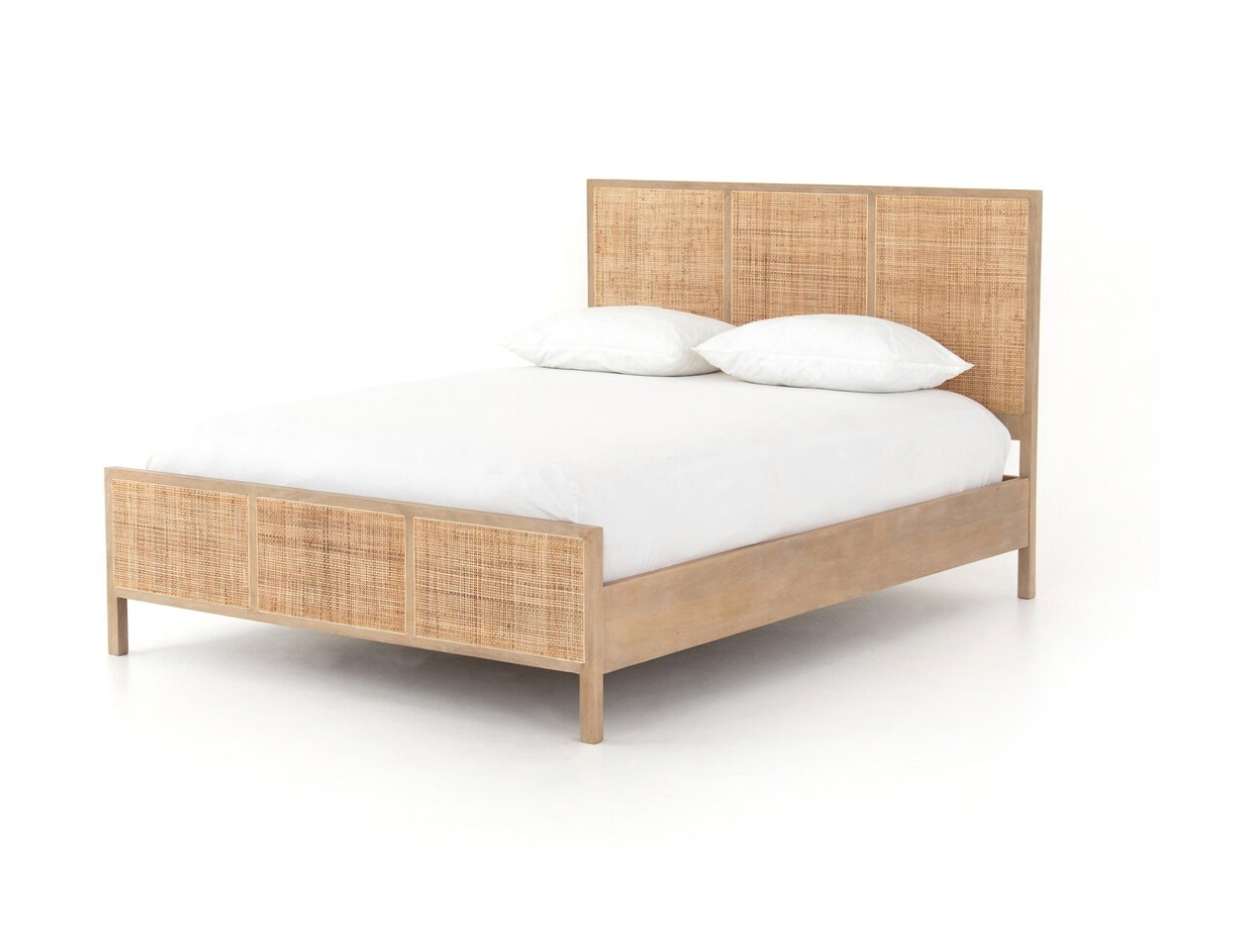 Safiyah 62" Queen Bed - Light Cane