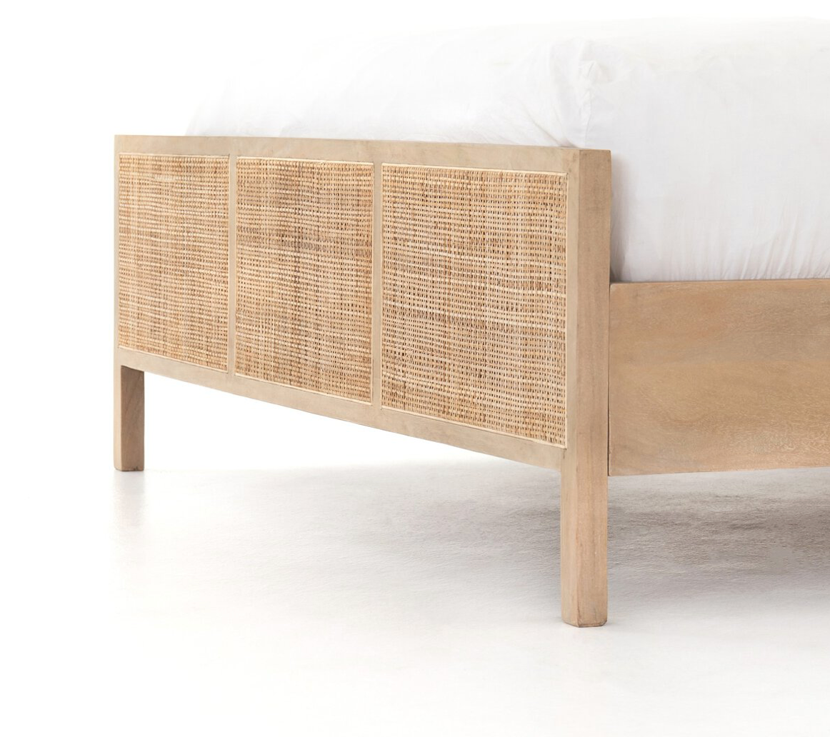 Safiyah 62" Queen Bed - Light Cane