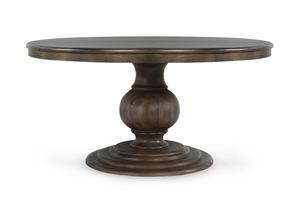 Aidan 60" Round Dining Table - Burnished Brown