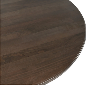 Aidan 60" Round Dining Table - Burnished Brown