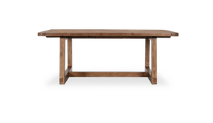 Grant 80" - 110" Reclaimed Pine Extension Table - Smoke Brown