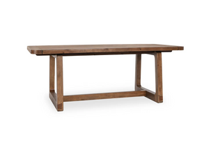 Grant 80" - 110" Reclaimed Pine Extension Table - Smoke Brown