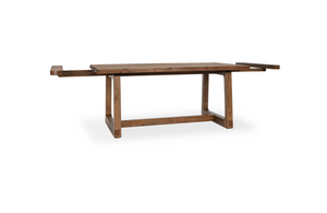 Grant 80" - 110" Reclaimed Pine Extension Table - Smoke Brown